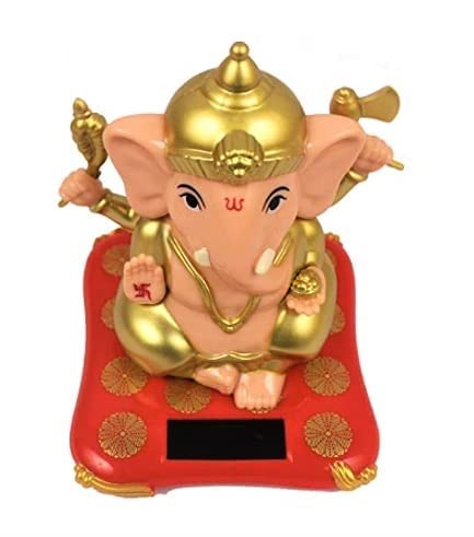 Solar Powered Lord Ganesh ji Moving Hand - GOOD HABITSS