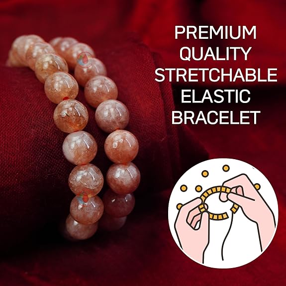 Sunstone Healing Bracelet (8 MM) - GOOD HABITSS