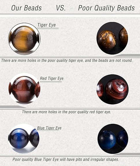 Tiger Eye Beads bracelet - GOOD HABITSS