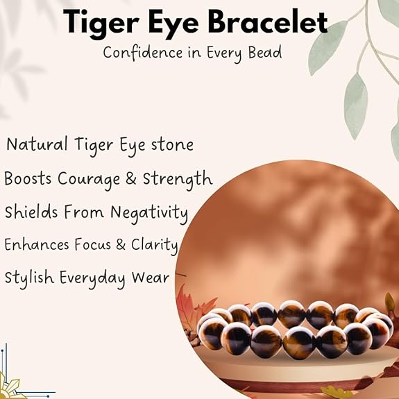Tiger Eye Beads bracelet - GOOD HABITSS