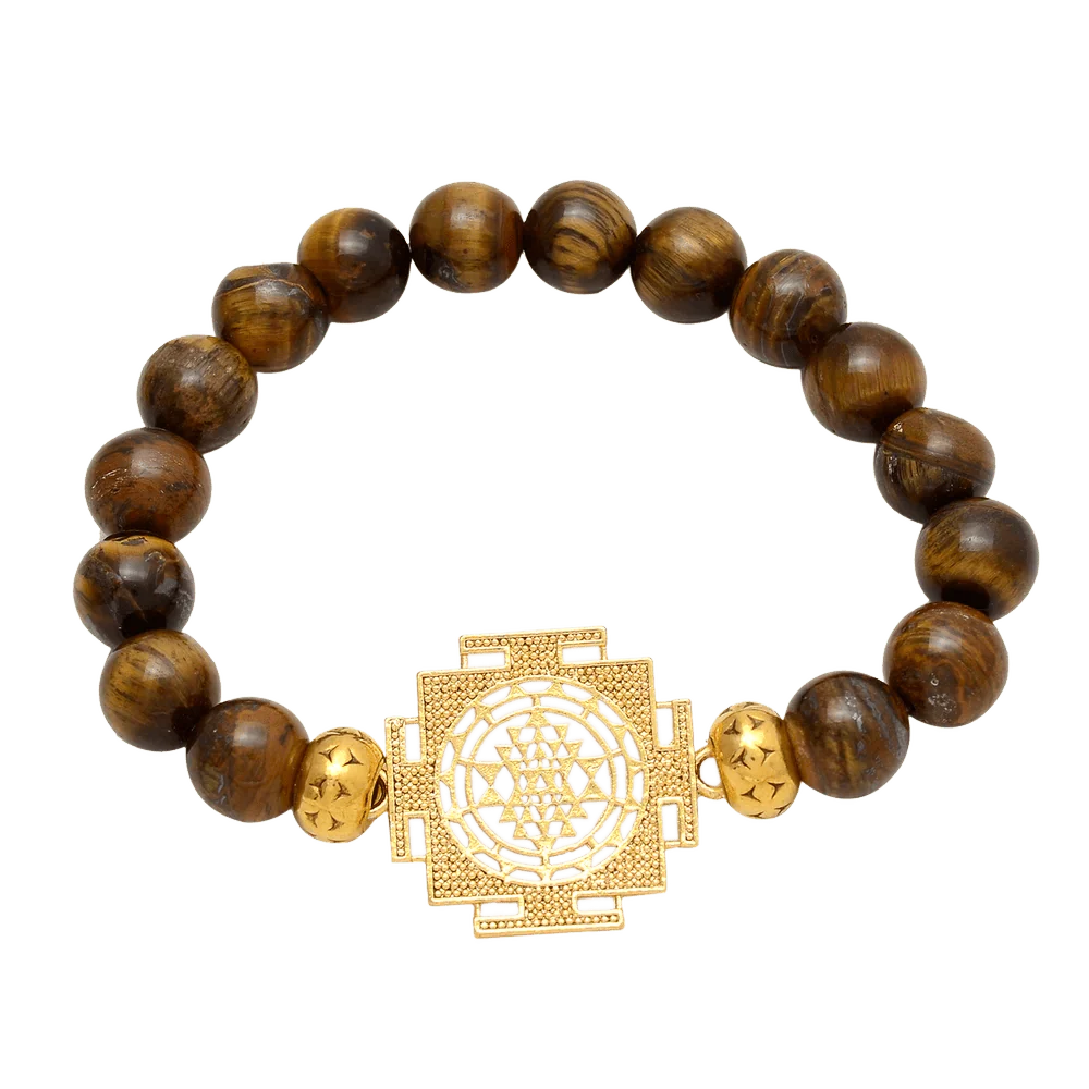 Tiger Eye Gemstone Bracelet - GOOD HABITSS