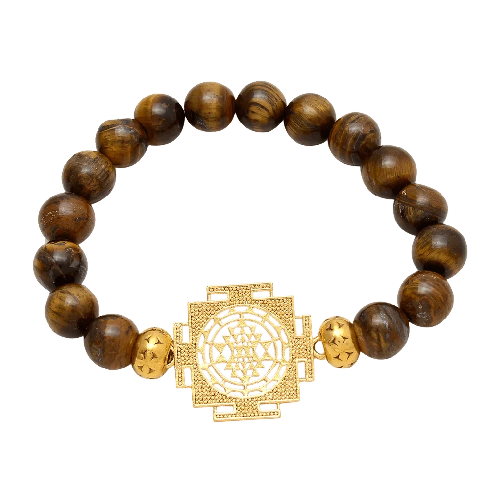 Tiger Eye Gemstone Bracelet - GOOD HABITSS