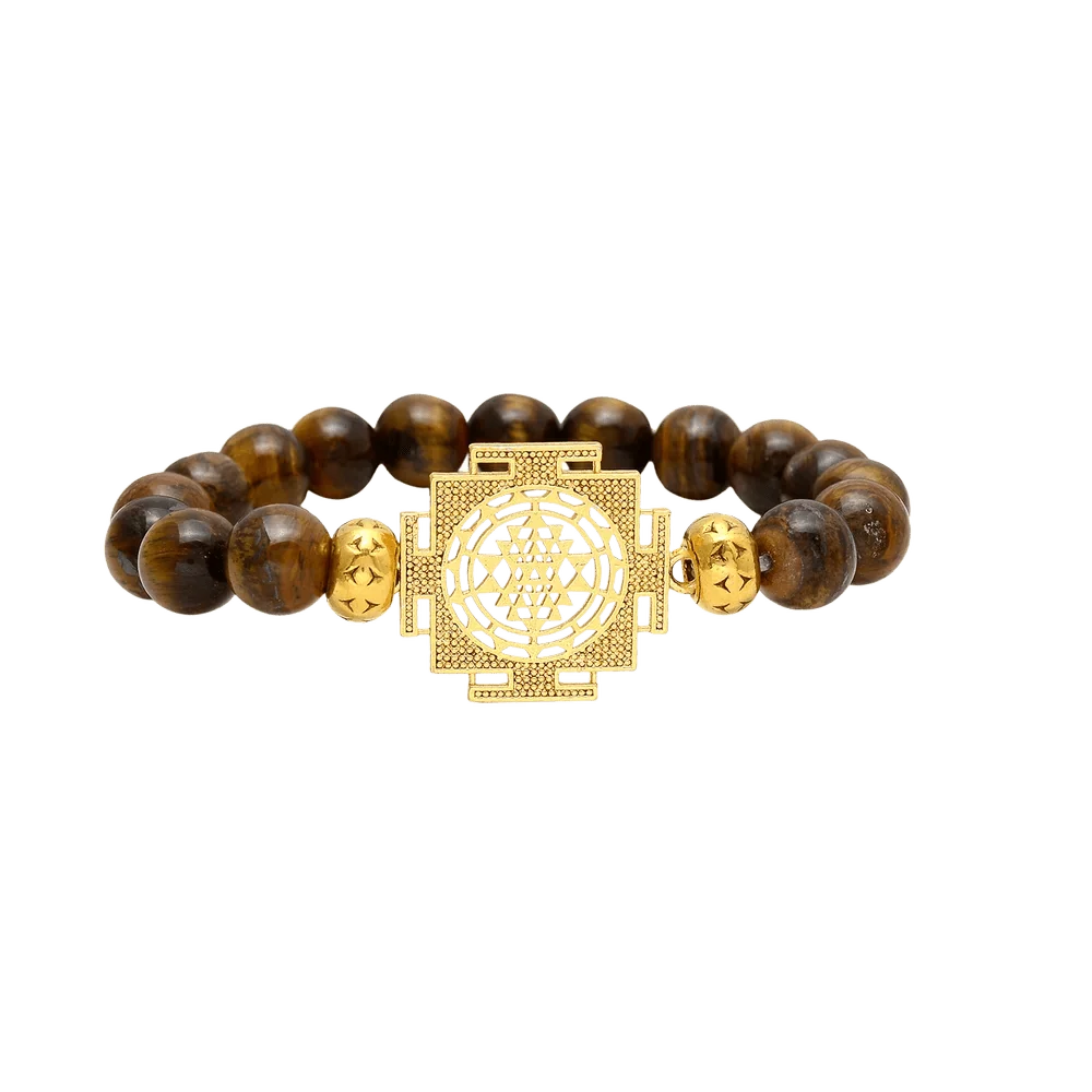 Tiger Eye Gemstone Bracelet - GOOD HABITSS
