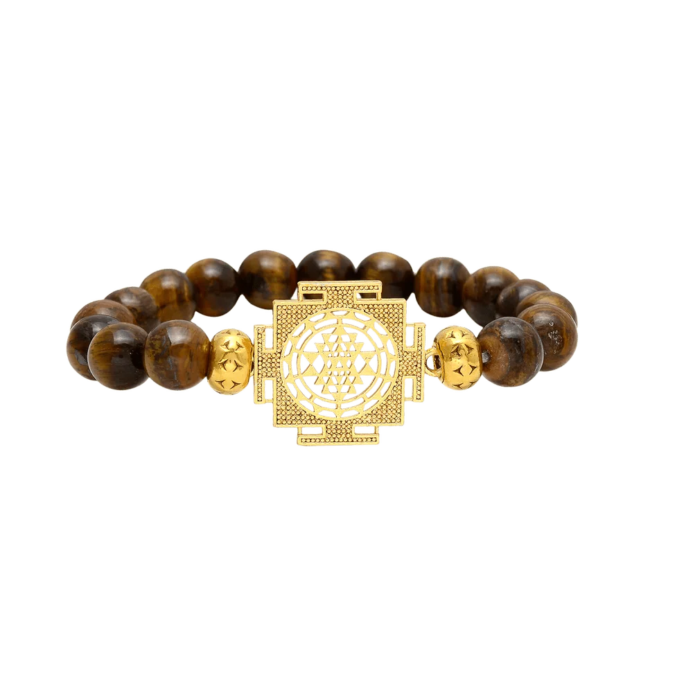 Tiger Eye Gemstone Bracelet - GOOD HABITSS
