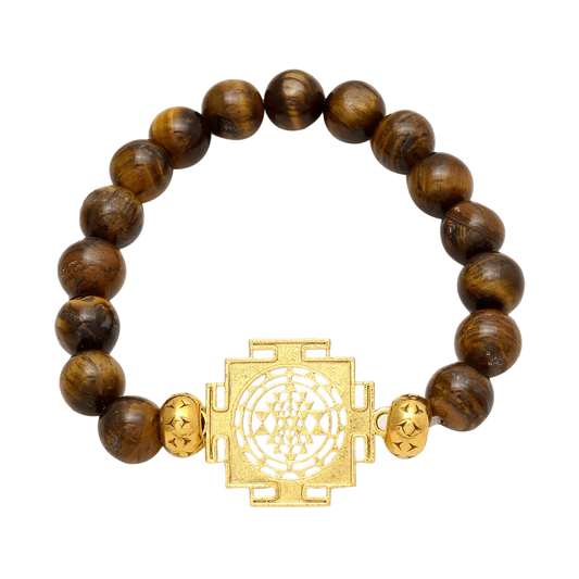 Tiger Eye Gemstone Bracelet - GOOD HABITSS