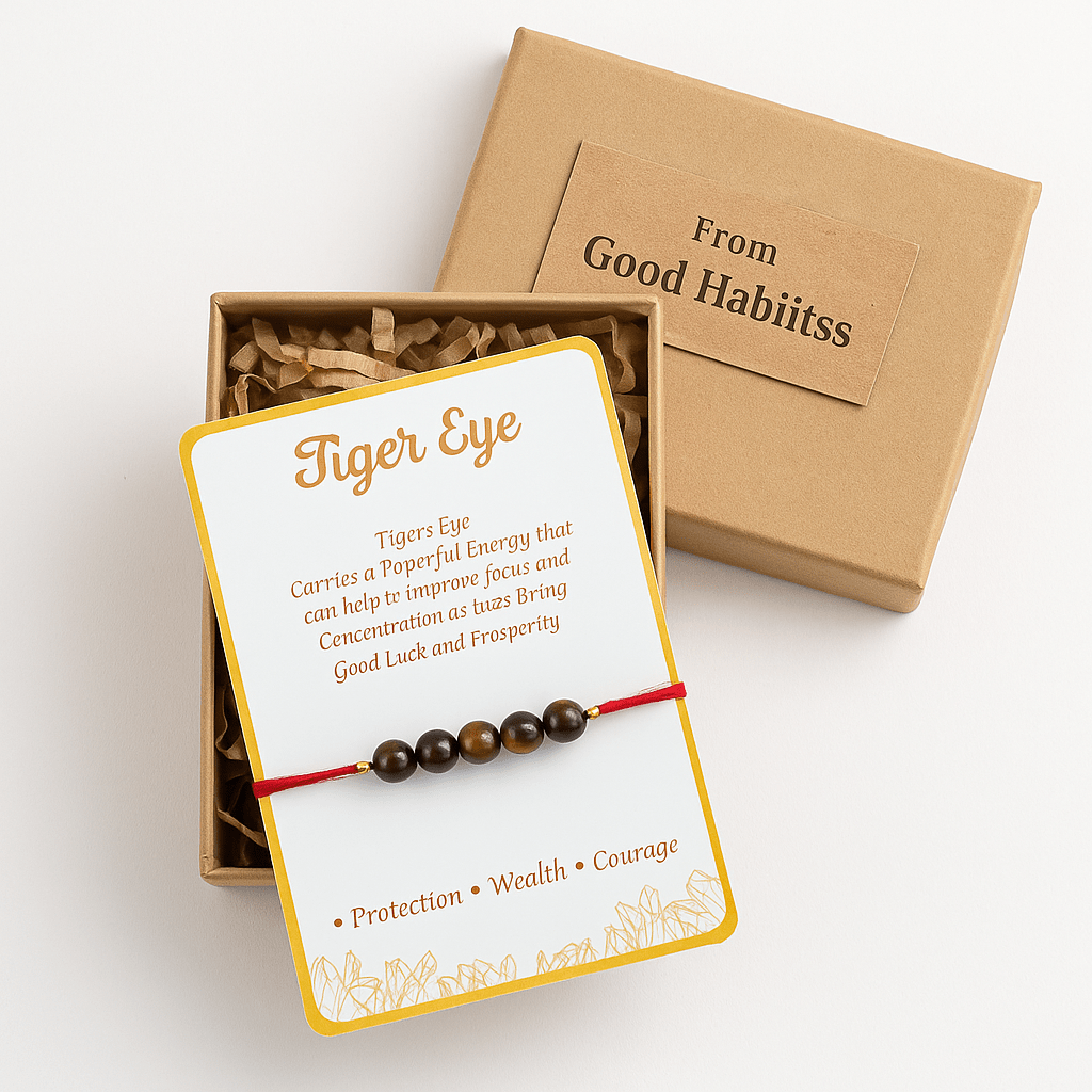 Tiger Eye Healing Rakhi - GOOD HABITSS