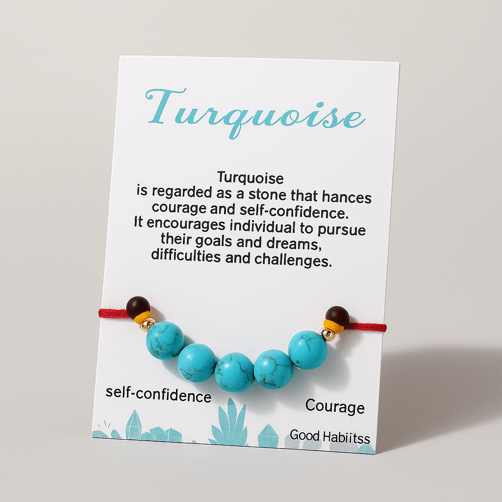 Turquoise Healing Rakhi - GOOD HABITSS