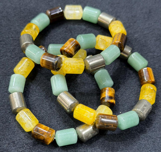 Wealth & Luck Multi - Stone Bracelet - GOOD HABITSS
